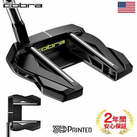 コブラ KING 3D Printed Supernova-30 Black Putter パター メンズ 右