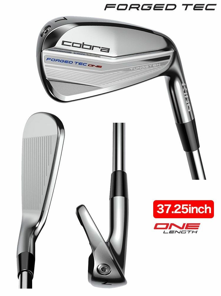 【希少】コブラ　KING Forged TECxアイアン7本セット コブラ KING Forged Tec ONE Length Irons ワンレングス アイアン 7本