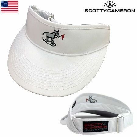 スコッティキャメロンサンバイザーメンズSurfDonkeyVisorホワイト021776ScottyCameronUSA直輸入品