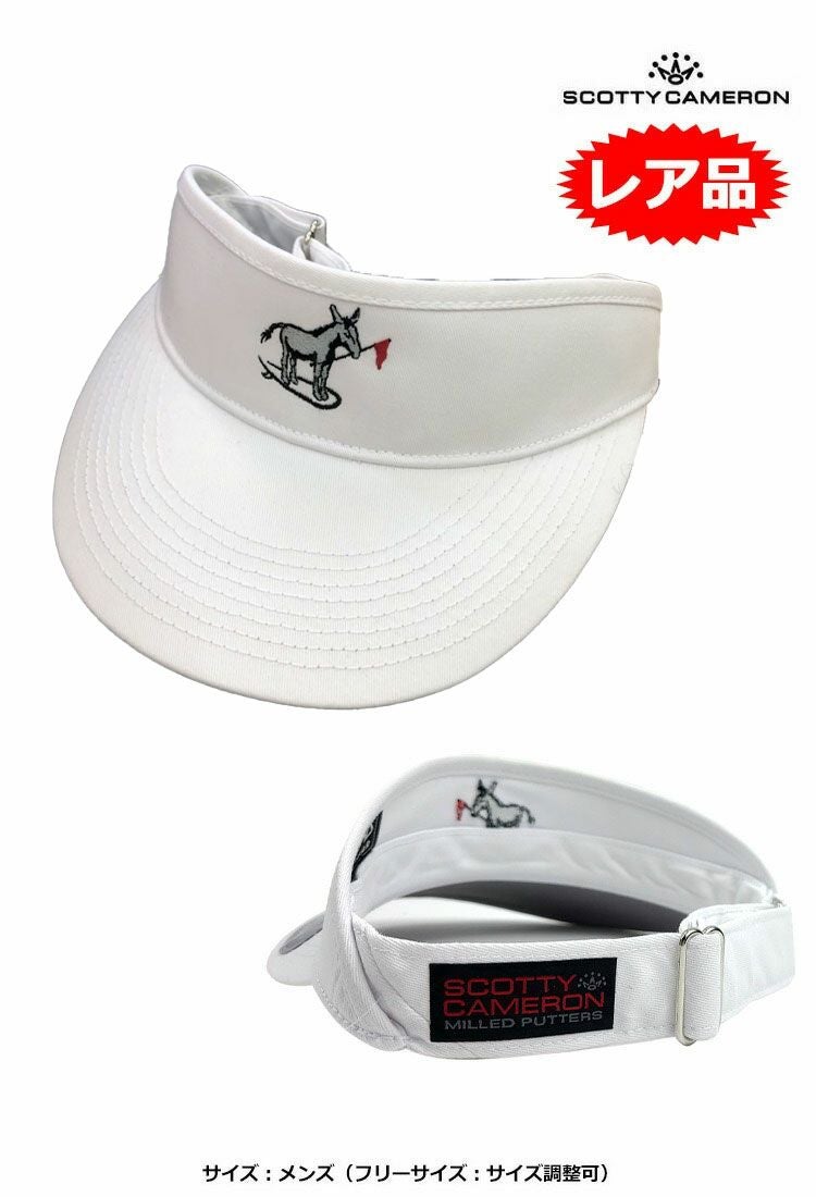 スコッティキャメロンサンバイザーメンズSurfDonkeyVisorホワイト021776ScottyCameronUSA直輸入品