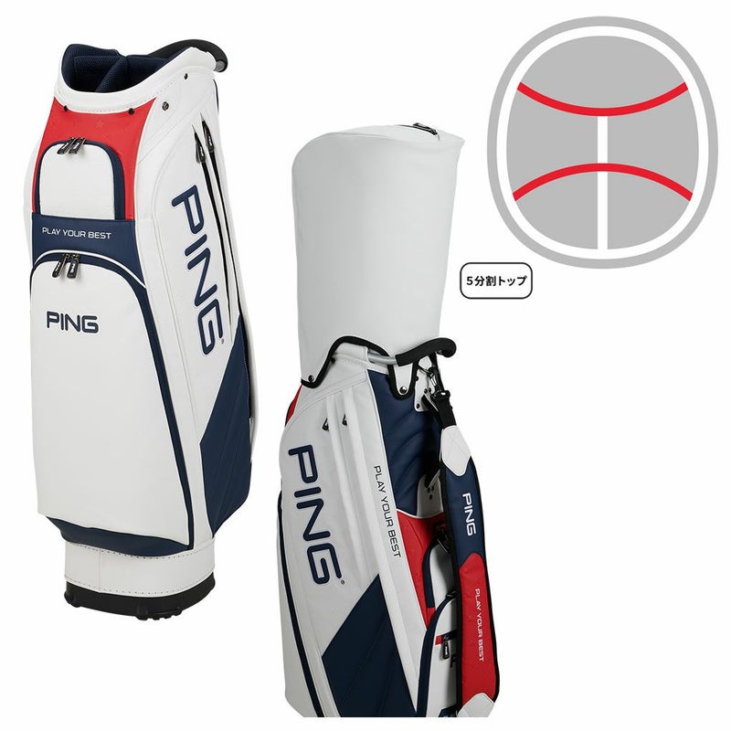 ピンキャディバッグ