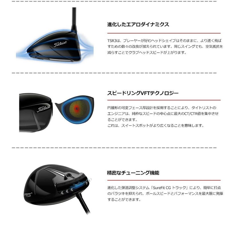 タイトリスト_2023_TSR_ドライバー