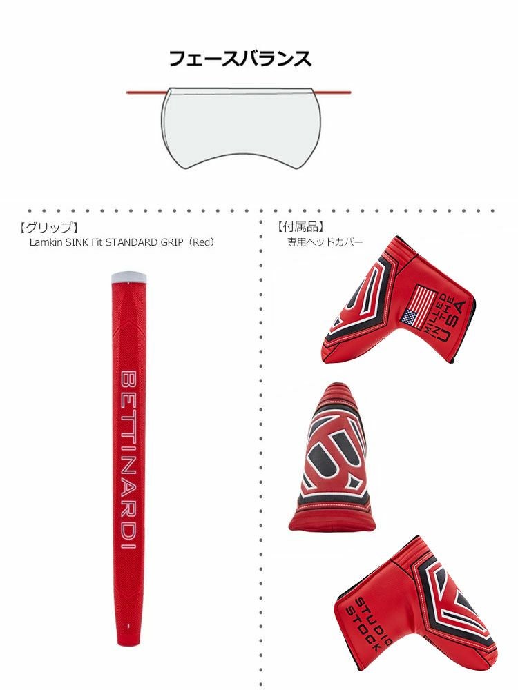 ベティナルディ_2021_BETTINARDI_スタジオストック_パター