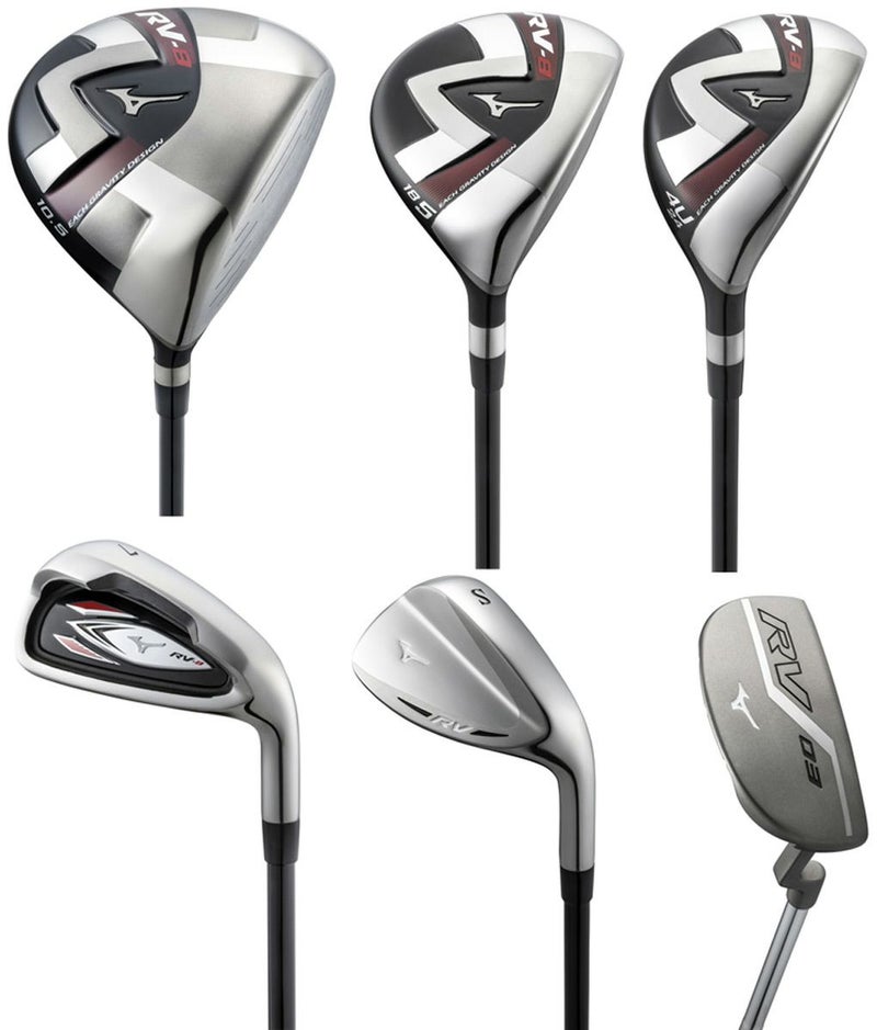 ミズノ_ゴルフクラブ10本セット_キャディバッグ付