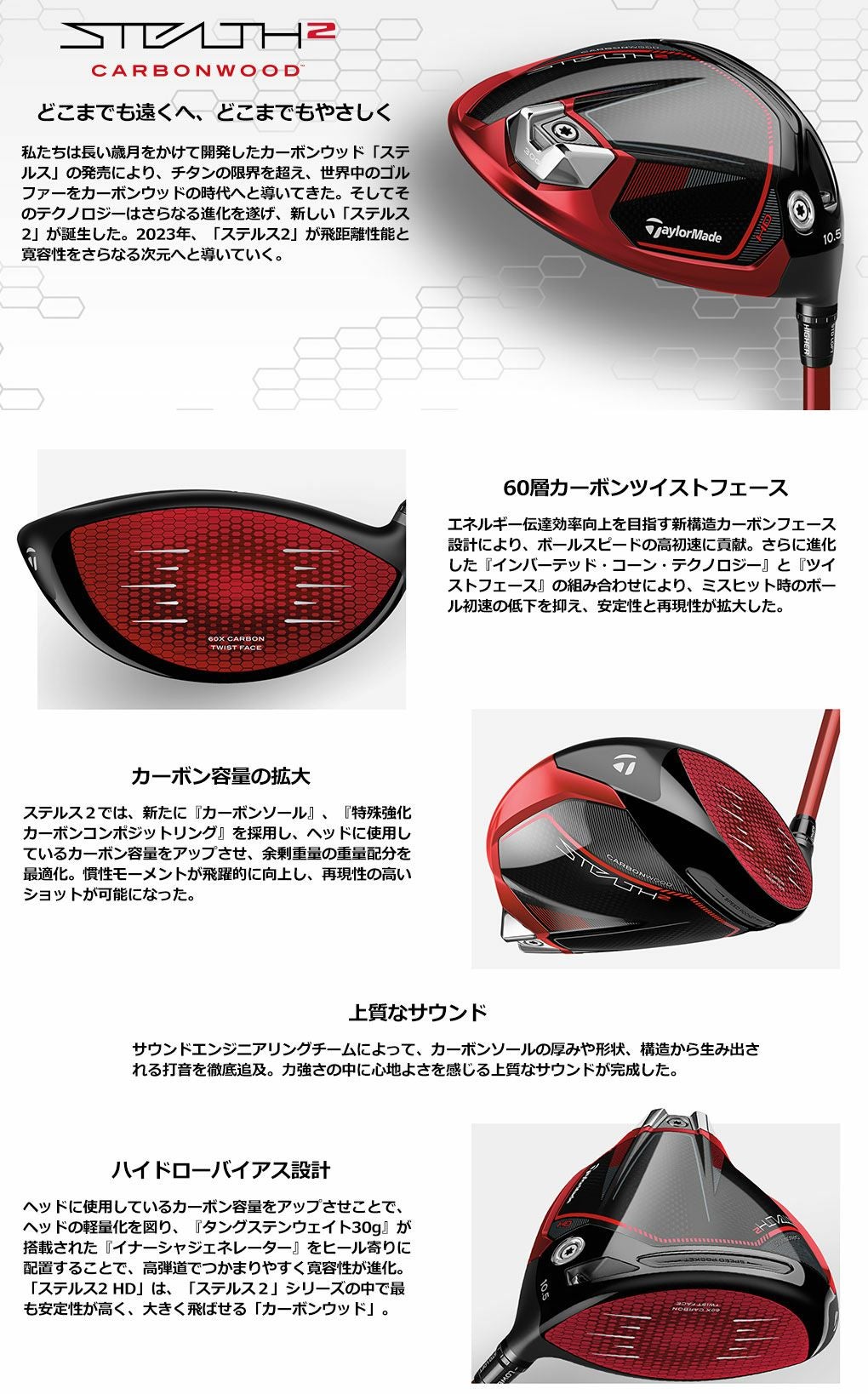 即配！】テーラーメイド STEALTH2 HD ステルス2 HD ドライバー メンズ