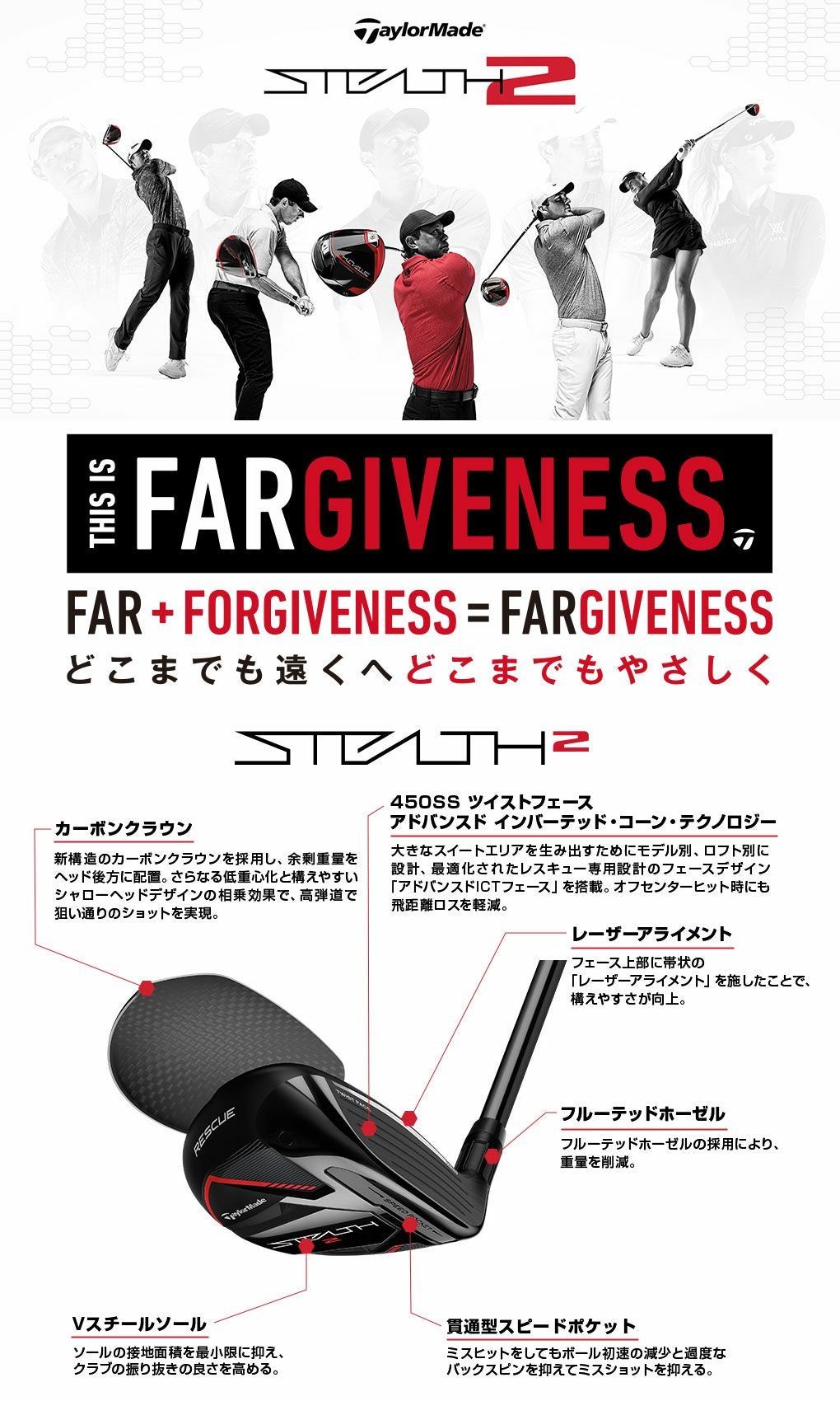 テーラーメイド STEALTH2 ステルス2 レスキュー ユーティリティ メンズ