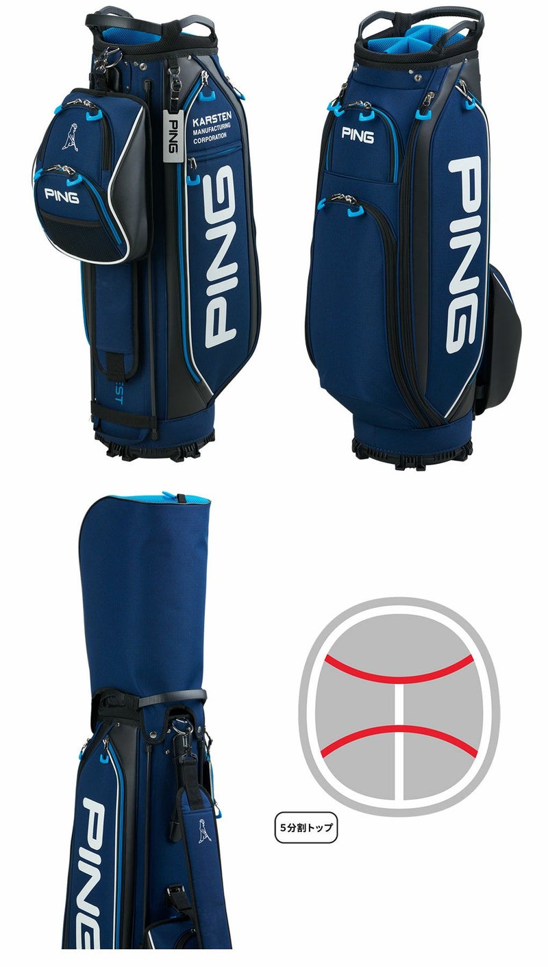 ピンキャディバッグ