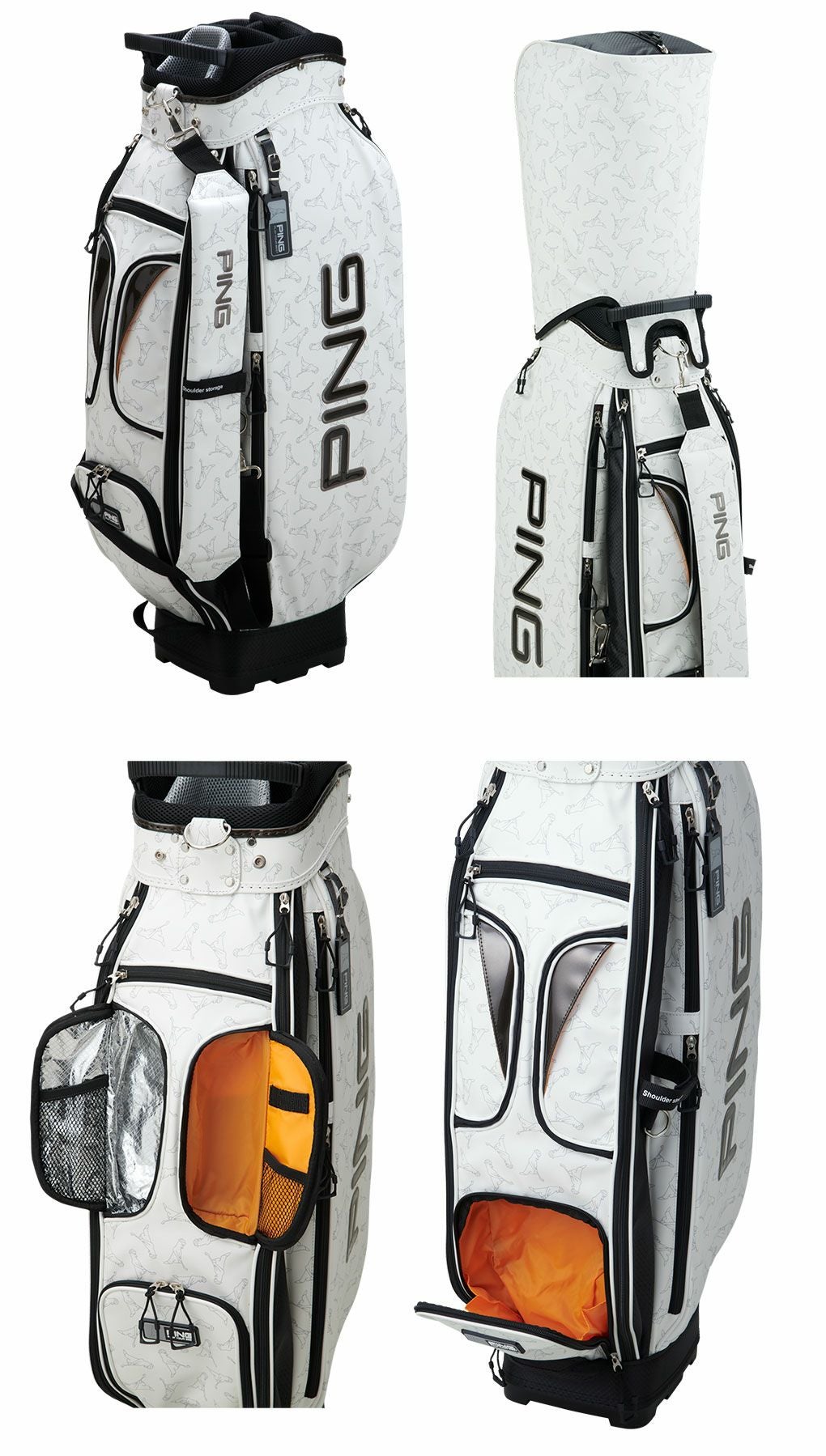 ピンキャディバッグ