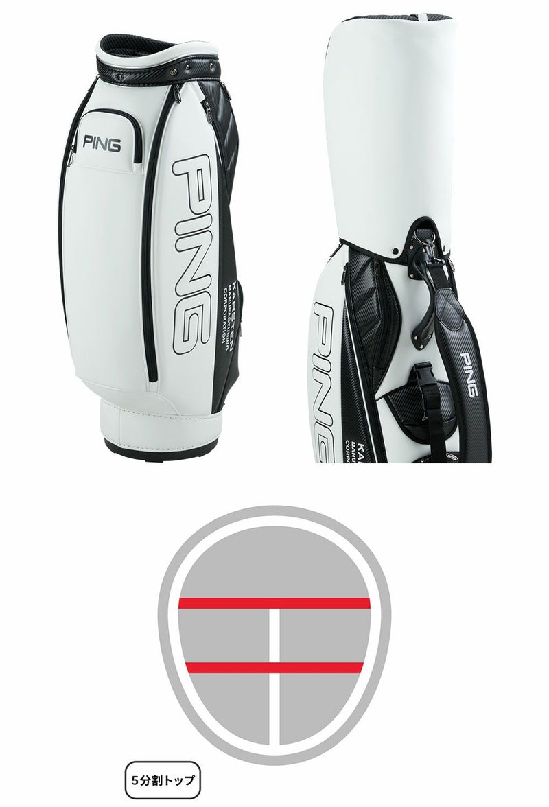 ピンキャディバッグ