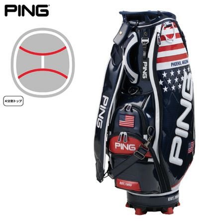 ピン PING ミスター リミテッド キャディバッグ 4分割 9.5型 約4.5kg