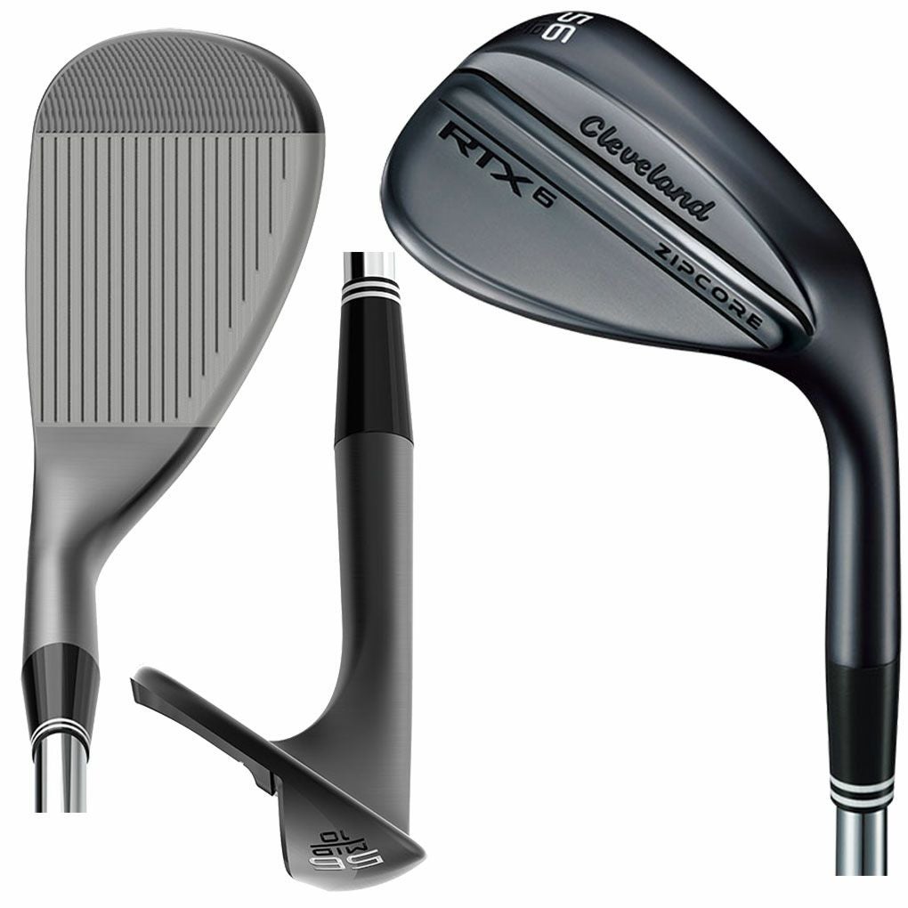 毎日発送】クリーブランド RTX 6 ZIPCORE ブラックサテン ウエッジ