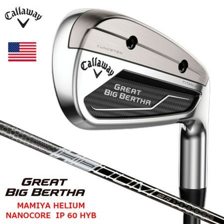 Callaway GREAT BIG BERTHA 2023アイアン6I〜Pw！ キャロウェイ 2023 グレートビッグバーサ アイアンセット 6本組 6I~PW