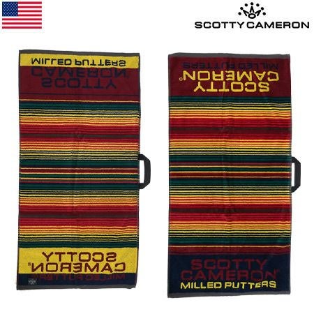希少 スコッティキャメロン Serape Towel - RED/GREEN/BLUE 021765