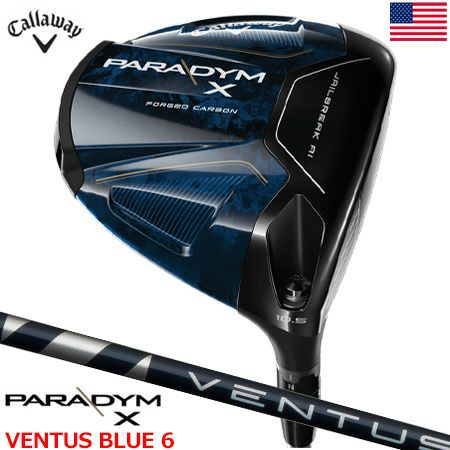 早い者勝ち！Callaway PARADYM + ベンタスブルー6x 毎日発送】【non-velocore】キャロウェイ PARADYM X パラダイムX