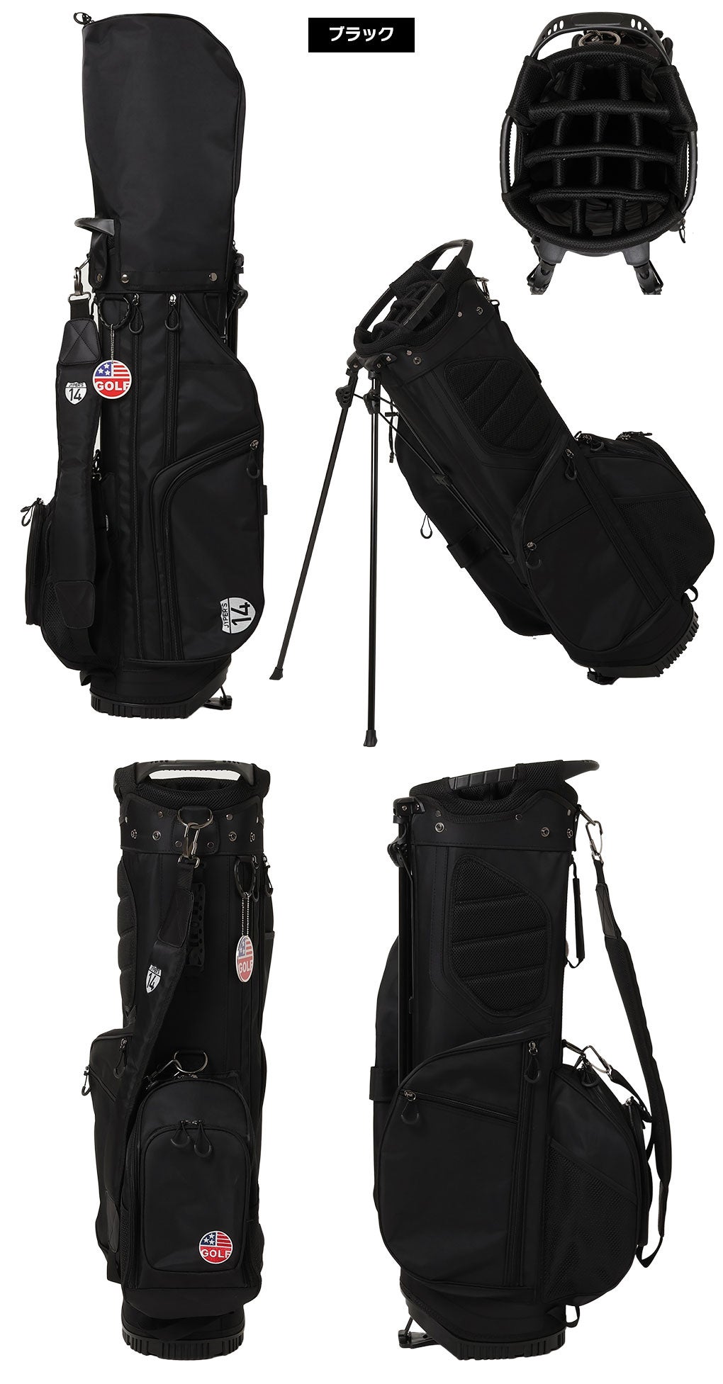 OOWLS14分割スタンドキャディバッグ9.5型軽量47インチ対応JYPRF23FSB2023年モデル