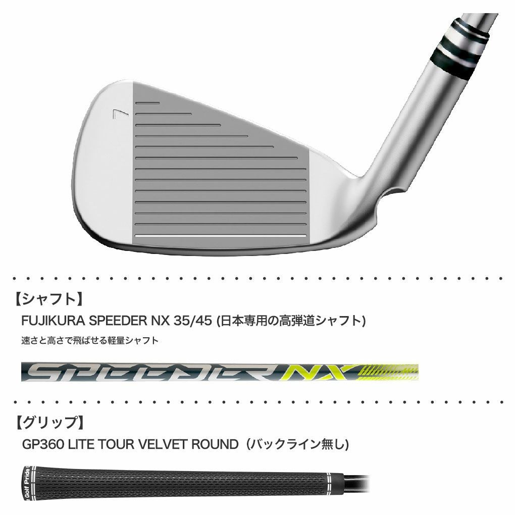 ピン PING G430 アイアン 6本セット(6I-9I,PW,45) メンズ SPEEDER NX