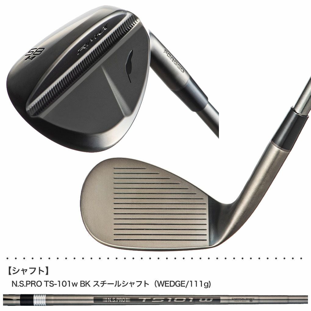 毎日発送】フォーティーン RM-α BLACK Edition ウェッジ メンズ 右用