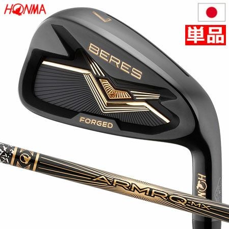 毎日発送】本間ゴルフ BERES 08 BLACK アイアン 単品 (#AW,#SW) メンズ