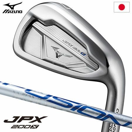 毎日発送】ミズノ JPX 200X アイアン 4本組(#7-#9,PW) メンズ 右用 20