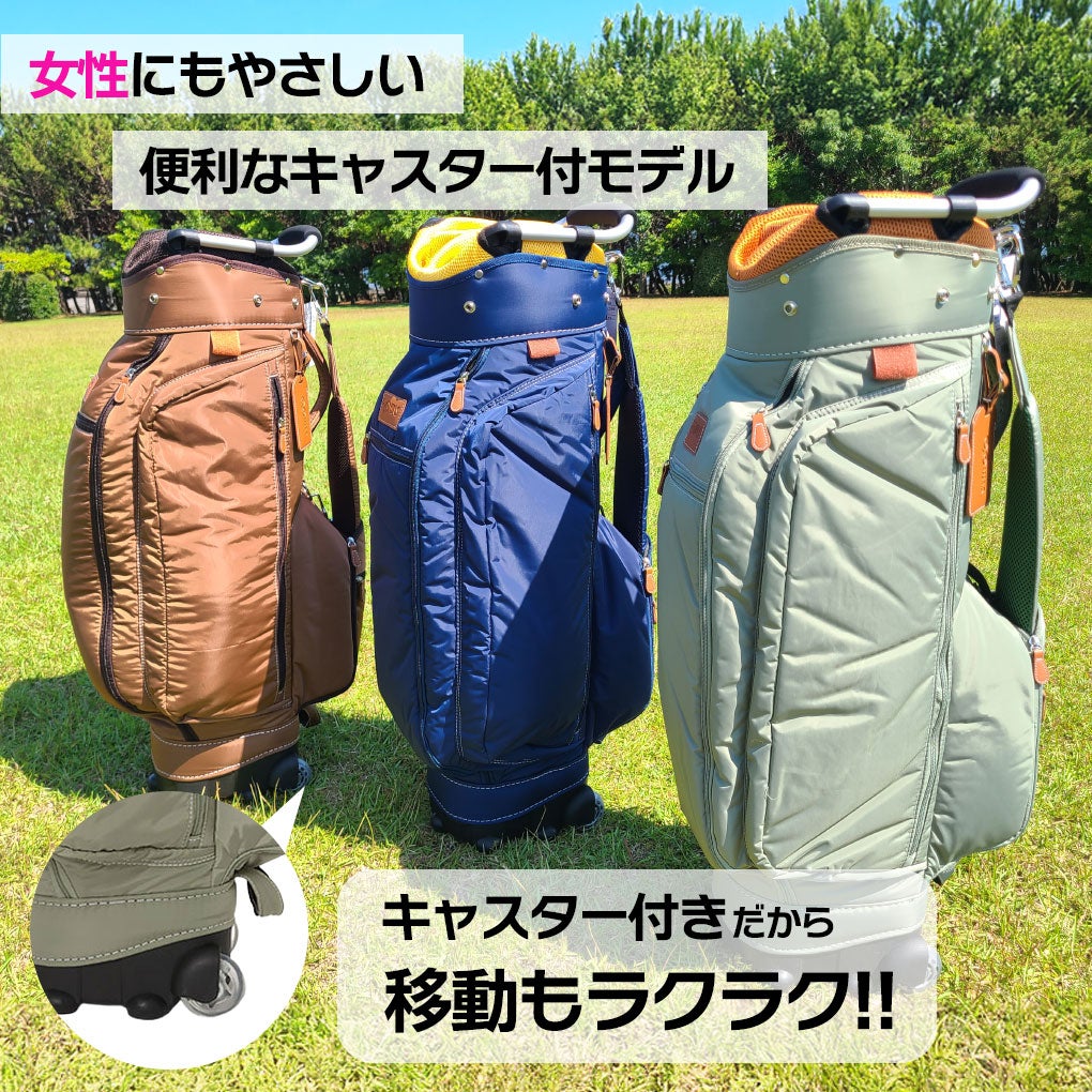 ゴルフバックキャディバックOOWLSキャスター付きキャディバッグ9.5型47インチ対応JYPRF23TCB2023年モデルジーパーズオリジナル