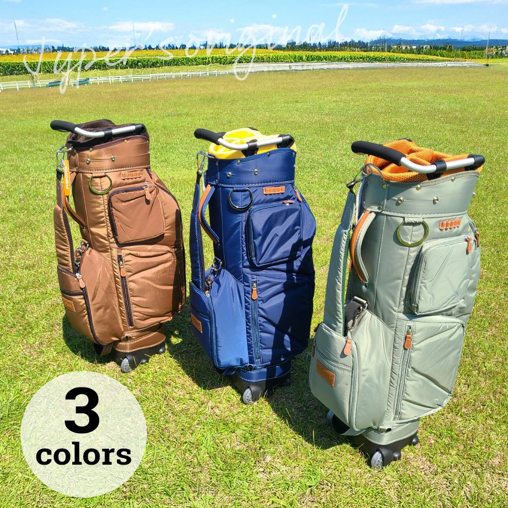 ゴルフバックキャディバックOOWLSキャスター付きキャディバッグ9.5型47インチ対応JYPRF23TCB2023年モデルジーパーズオリジナル