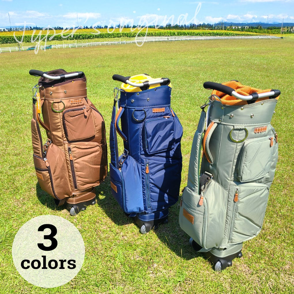 ゴルフバックキャディバックOOWLSキャスター付きキャディバッグ9.5型47インチ対応JYPRF23TCB2023年モデルジーパーズオリジナル