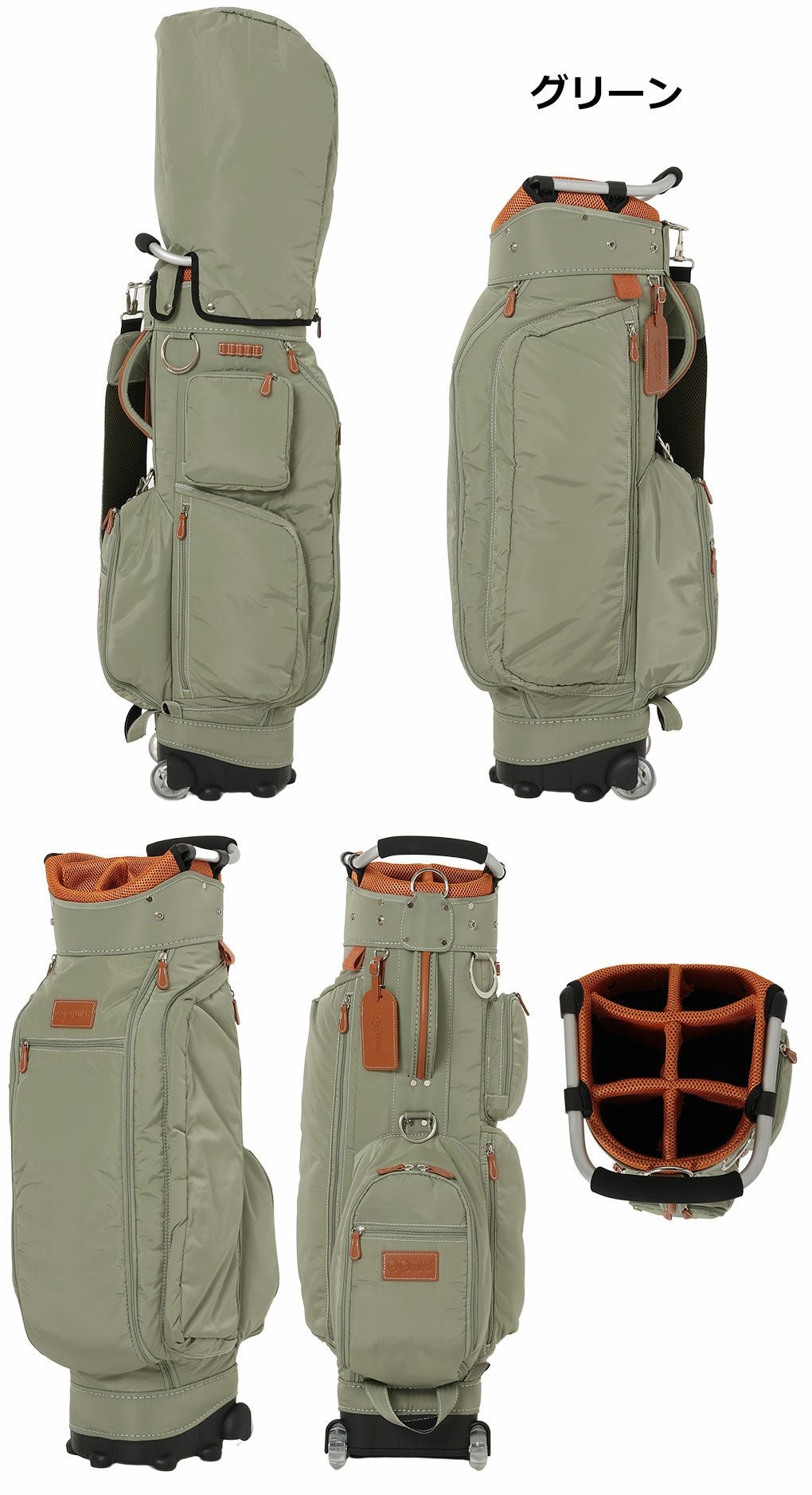 ゴルフバックキャディバックOOWLSキャスター付きキャディバッグ9.5型47インチ対応JYPRF23TCB2023年モデルジーパーズオリジナル【土日祝も発送】
