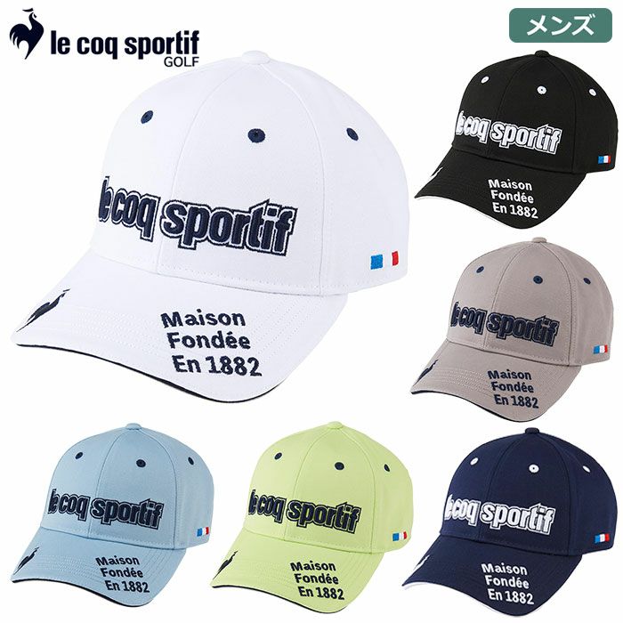 ルコック定番ロゴキャップQGBVJC00メンズlecoqsportifGOLF2023春夏モデル日本正規品