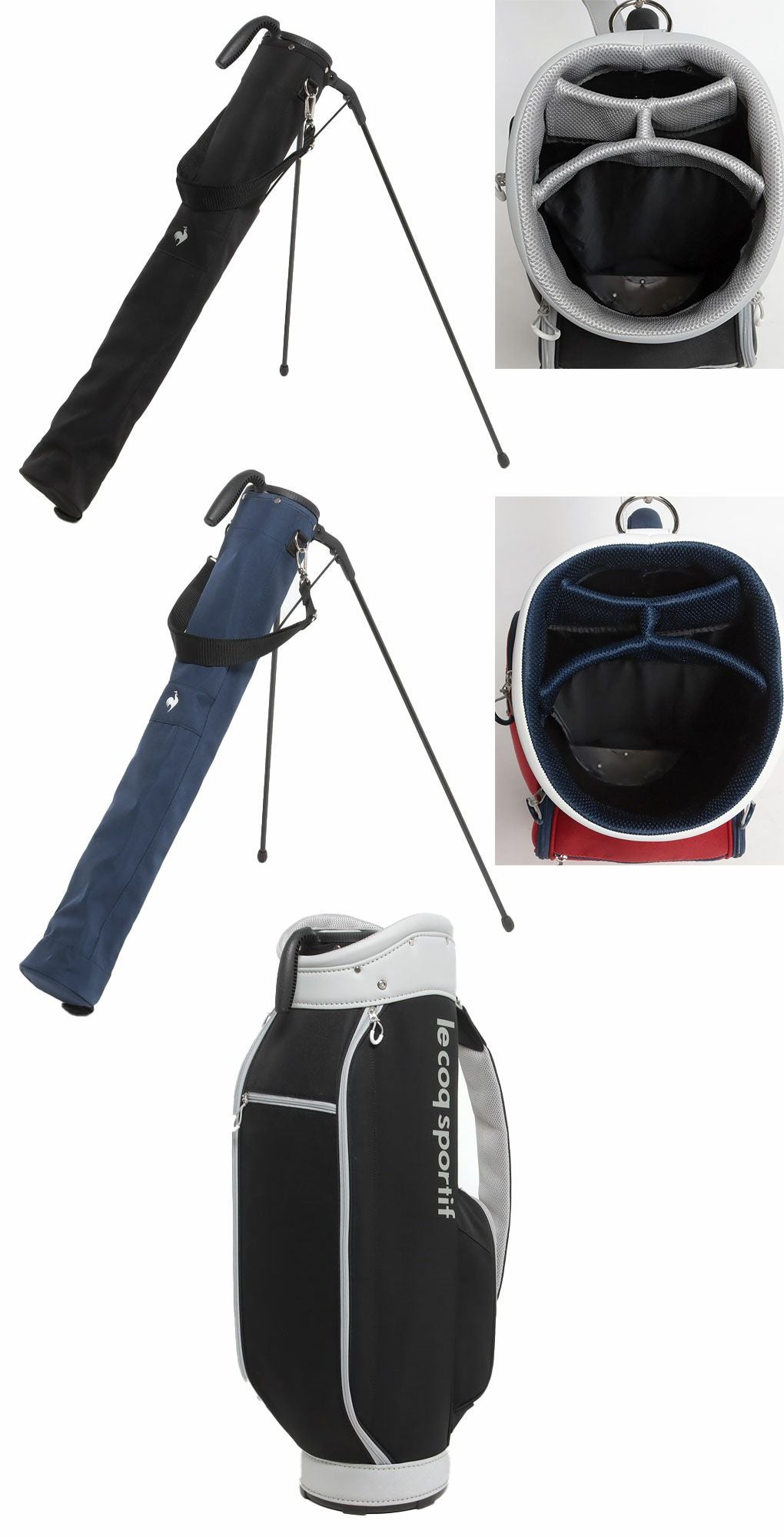 ルコック2in1キャディバッグ9型47インチ対応QQBWJJ03WlecoqsportifGOLF2023年モデル日本正規品