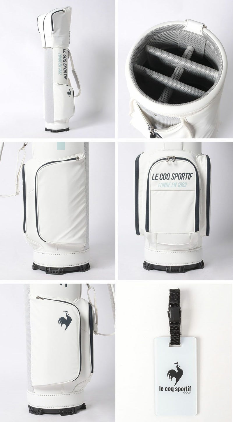 ルコックフード一体型キャディバッグ9型47インチ対応QQBWJJ06lecoqsportifGOLF2023年モデル日本正規品