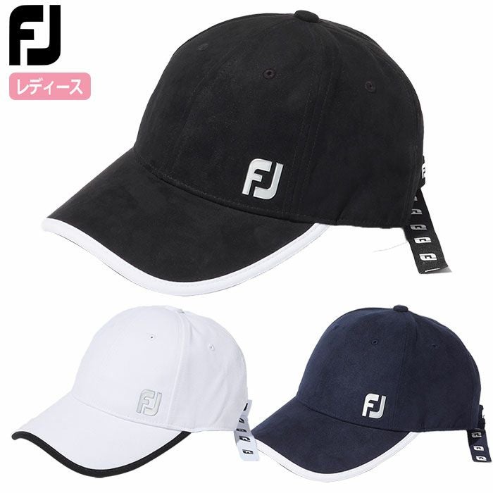 フットジョイWOMEN'SスエードロゴリボンキャップFH23ARBCJレディースFOOTJOY2023秋冬モデル日本正規品