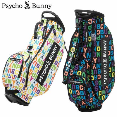 サイコバニーMULTIPLELOGOキャディバッグ9型46ｲﾝﾁ対応PBMG3FC7PsychoBunny