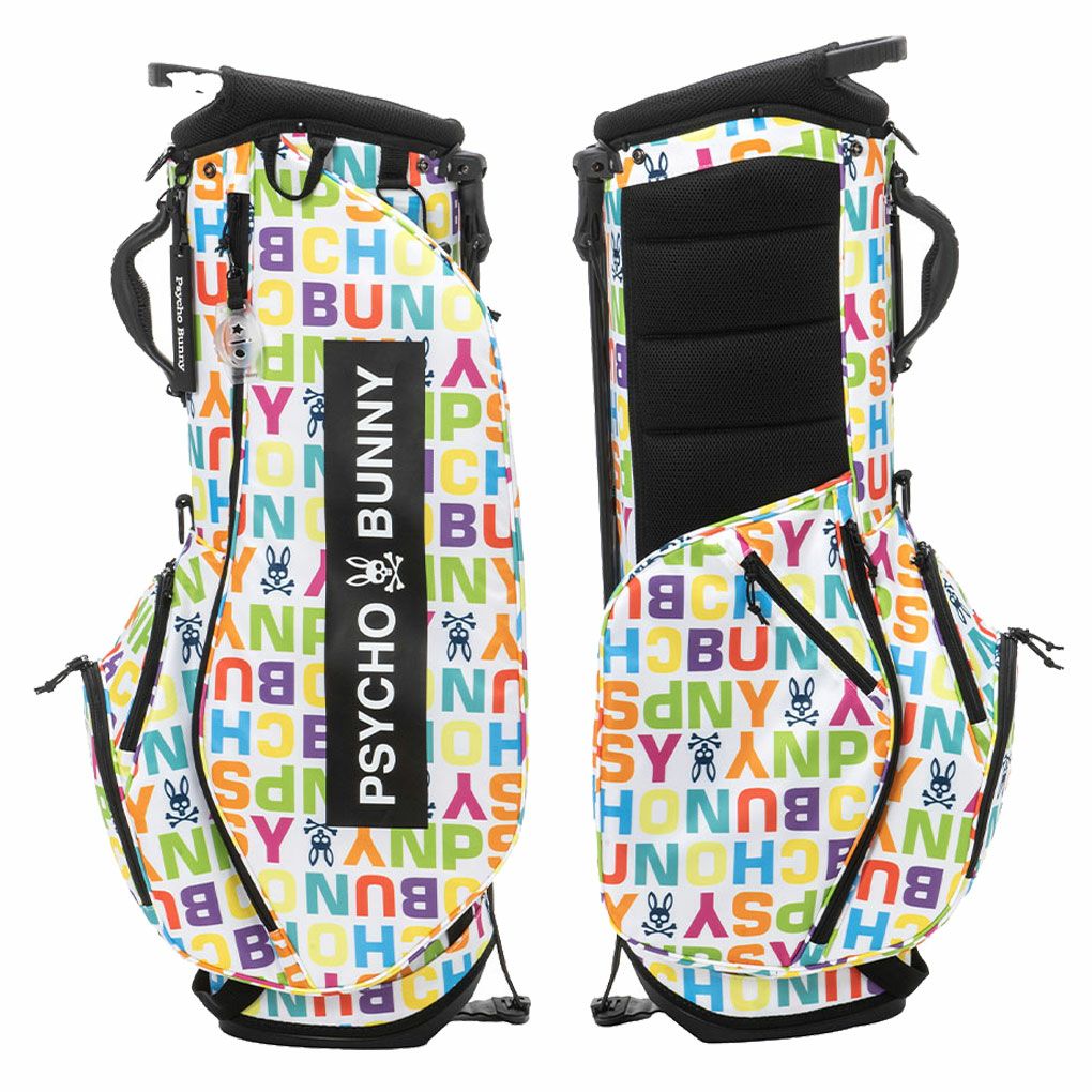 サイコバニーMULTIPLELOGOキャディバッグ9型46ｲﾝﾁ対応PBMG3FC7PsychoBunny