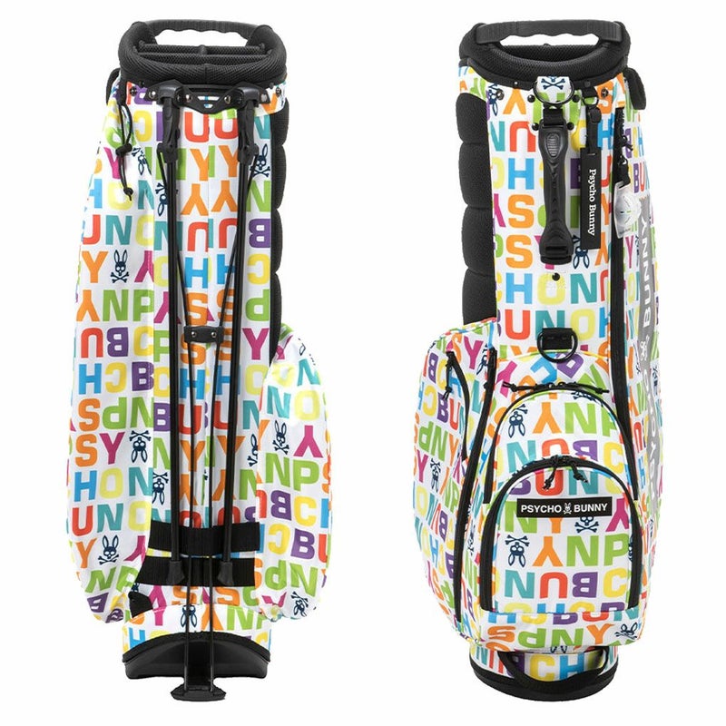 サイコバニーMULTIPLELOGOキャディバッグ9型46ｲﾝﾁ対応PBMG3FC7PsychoBunny