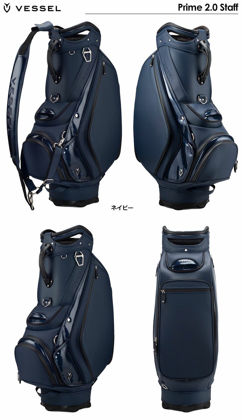 VESSELPrime2.0Staffキャディバッグ9.5型6分割ベゼル2023年モデルUSA直輸入品