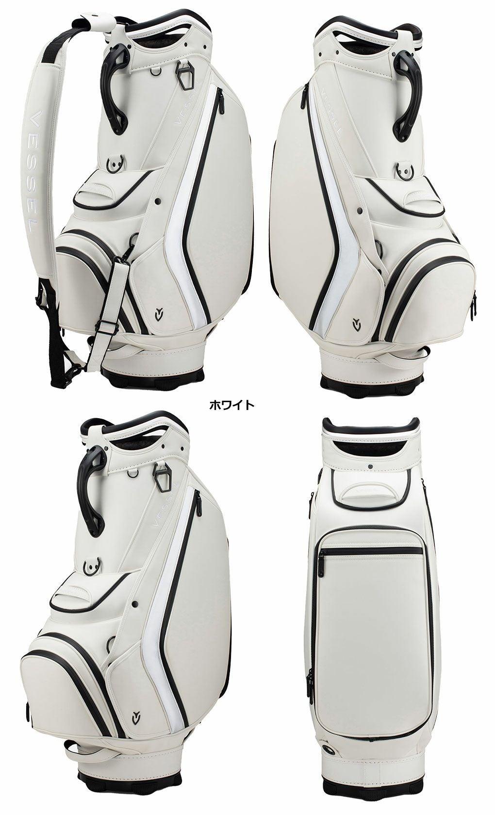 VESSELPrime2.0Staffキャディバッグ9.5型6分割ベゼル2023年モデルUSA直輸入品