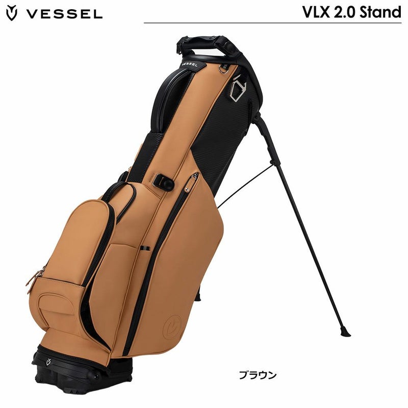 VESSELVLX2.0Standキャディバッグスタンドバッグ8.5型4分割ベゼル2023年モデルUSA直輸入品