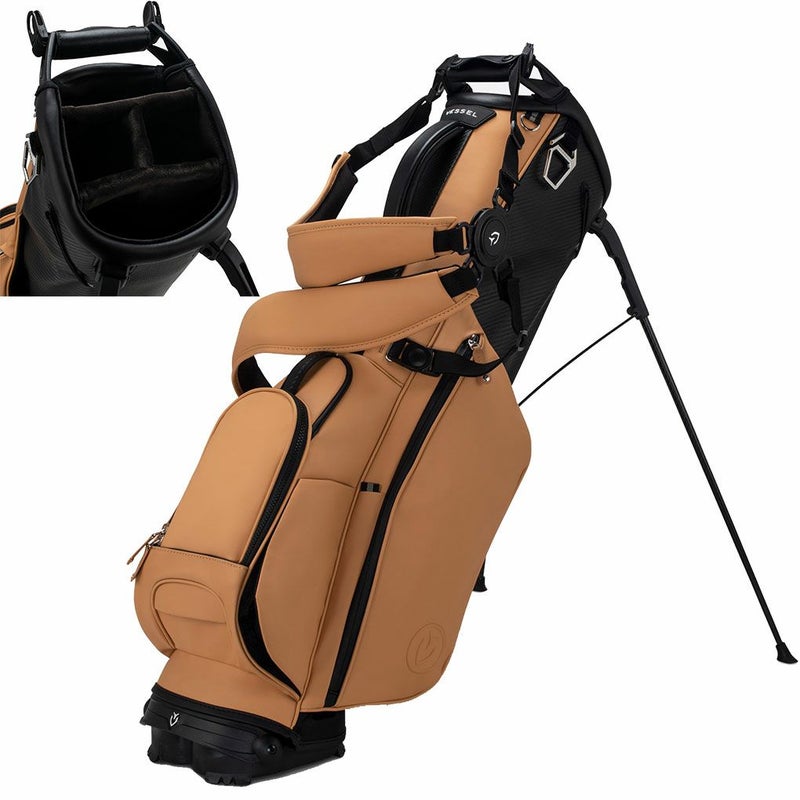 VESSELVLX2.0Standキャディバッグスタンドバッグ8.5型4分割ベゼル2023年モデルUSA直輸入品