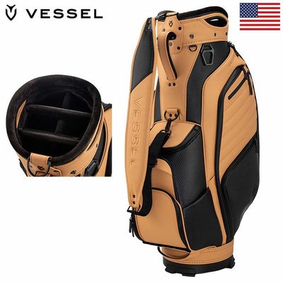 VESSELLuxMidsizeStaffキャディバッグ9.5型6分割ベゼル2023年モデルUSA直輸入品
