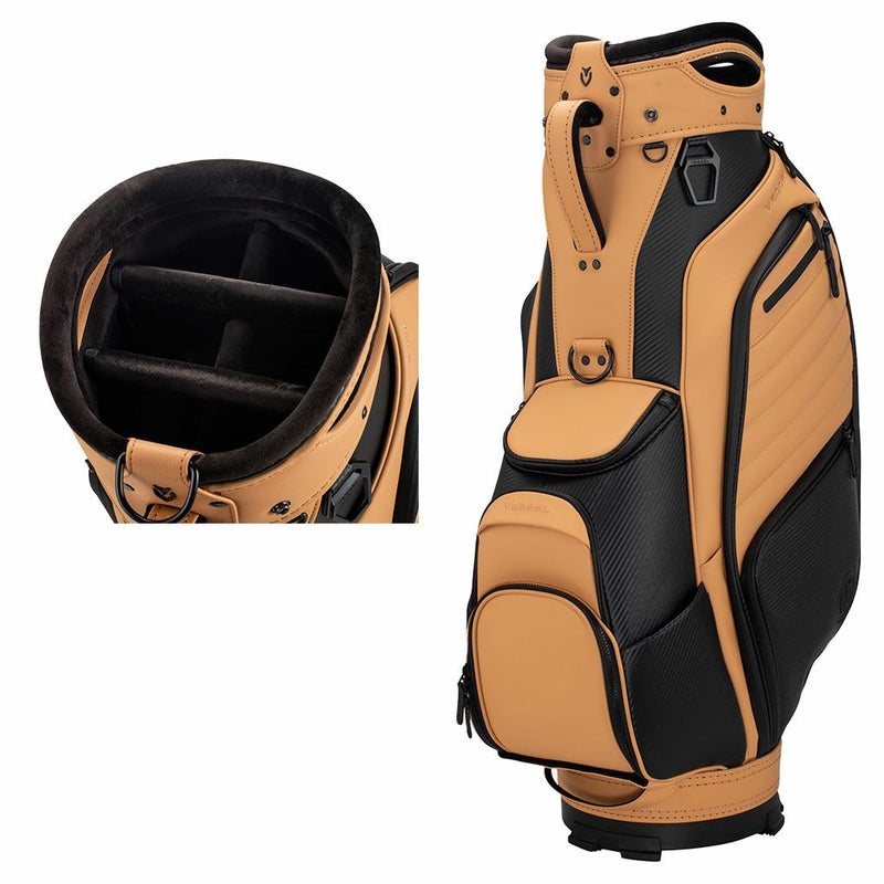 VESSELLuxMidsizeStaffキャディバッグ9.5型6分割ベゼル2023年モデルUSA直輸入品