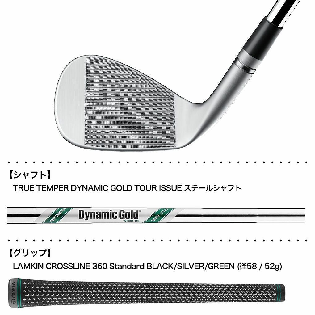 毎日発送】テーラーメイド MG4 TIGER WOODS GRIND WEDGE ミルド