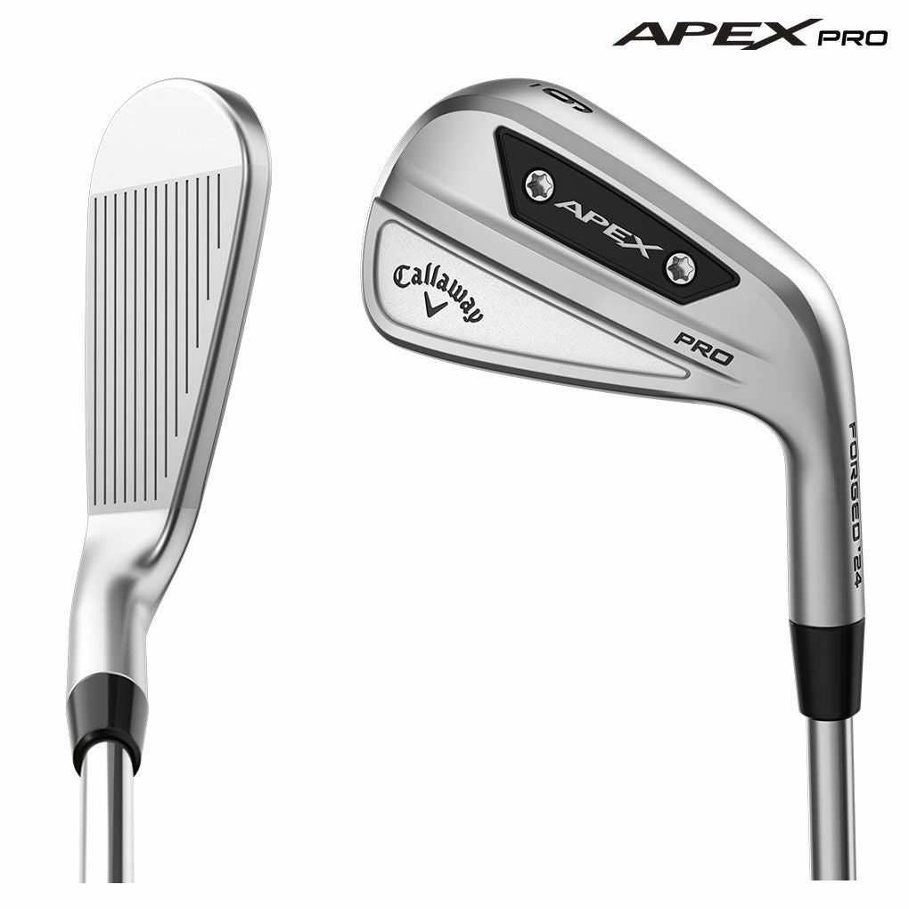 キャロウェイAPEXPROアイアン6本セット5-9,PWメンズ右用N.S.PROMODUS3TOUR105スチールシャフト2023年モデル日本正規品