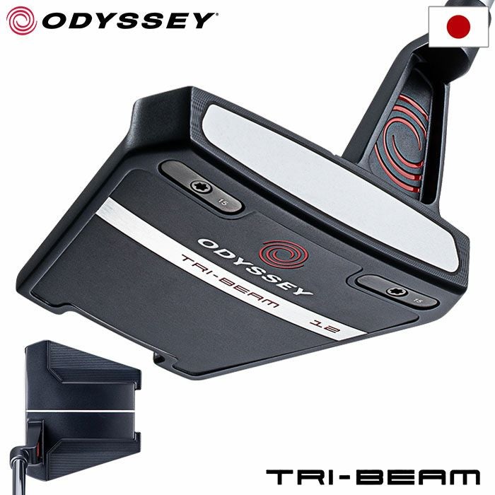 毎日発送】オデッセイ TRI-BEAM TWELVE パター メンズ 右用 STROKE LAB