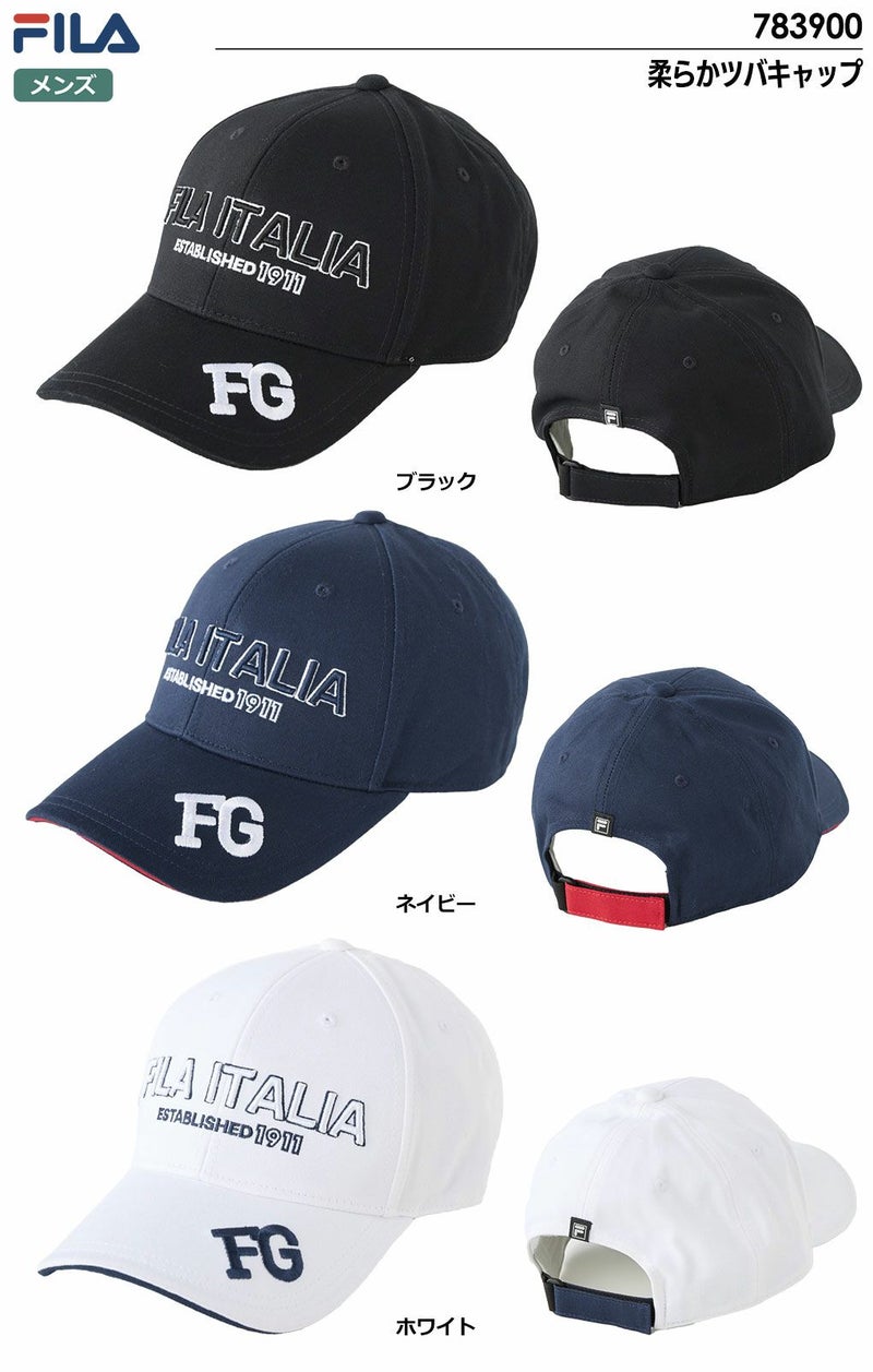 FILAGOLF柔らかツバキャップ783900メンズフィラゴルフ日本正規品2023秋冬モデル