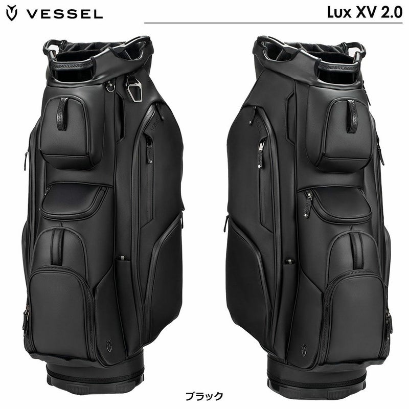VESSELLuxXV2.0キャディバッグカートタイプ15分割トップベゼル2023年モデルUSA直輸入品