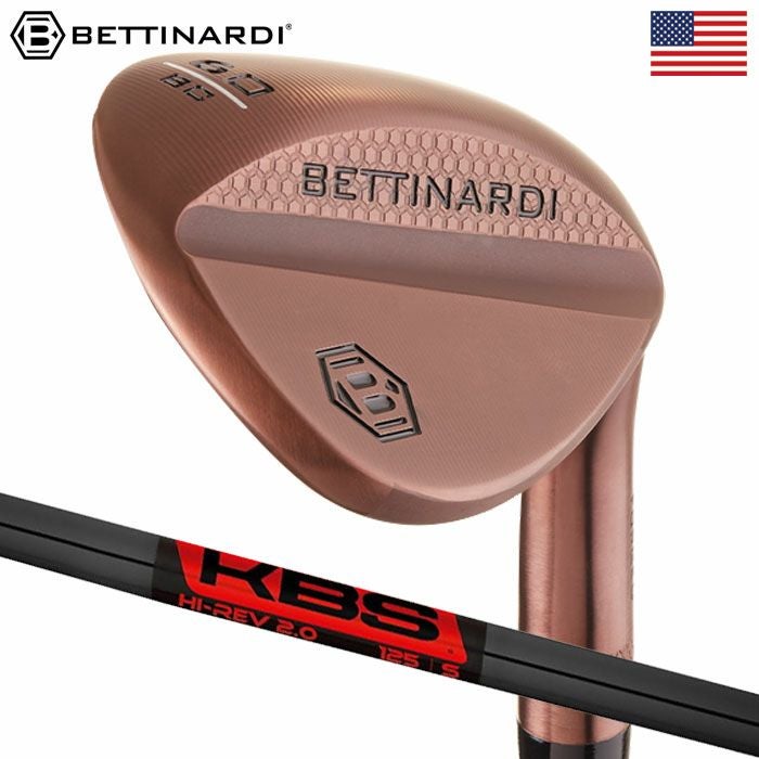 ベティナルディHLX5.0FORGEDOILRUBBEDBRONZEWEDGELIMITEDRUNウェッジメンズ右用KBSHI-REV2.0BLACKスチールシャフトUSA直輸入品