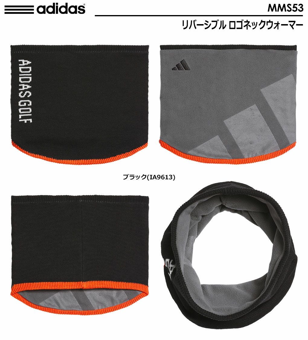 アディダスリバーシブルロゴネックウォーマーMMS53adidas2023秋冬モデル日本正規品