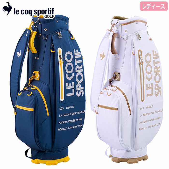ルコック軽量キャディバッグ8.5型46インチ対応レディースQQCWJJ04lecoqsportifGOLF2023年モデル日本正規品