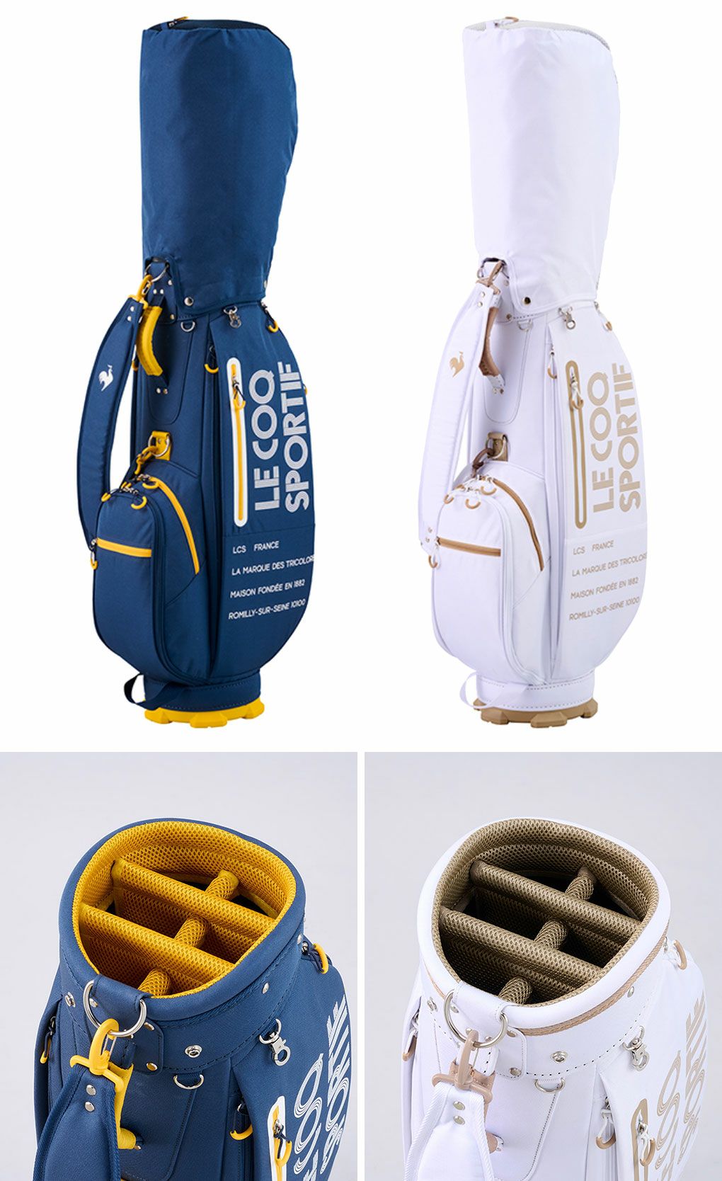 ルコック軽量キャディバッグ8.5型46インチ対応レディースQQCWJJ04lecoqsportifGOLF2023年モデル日本正規品