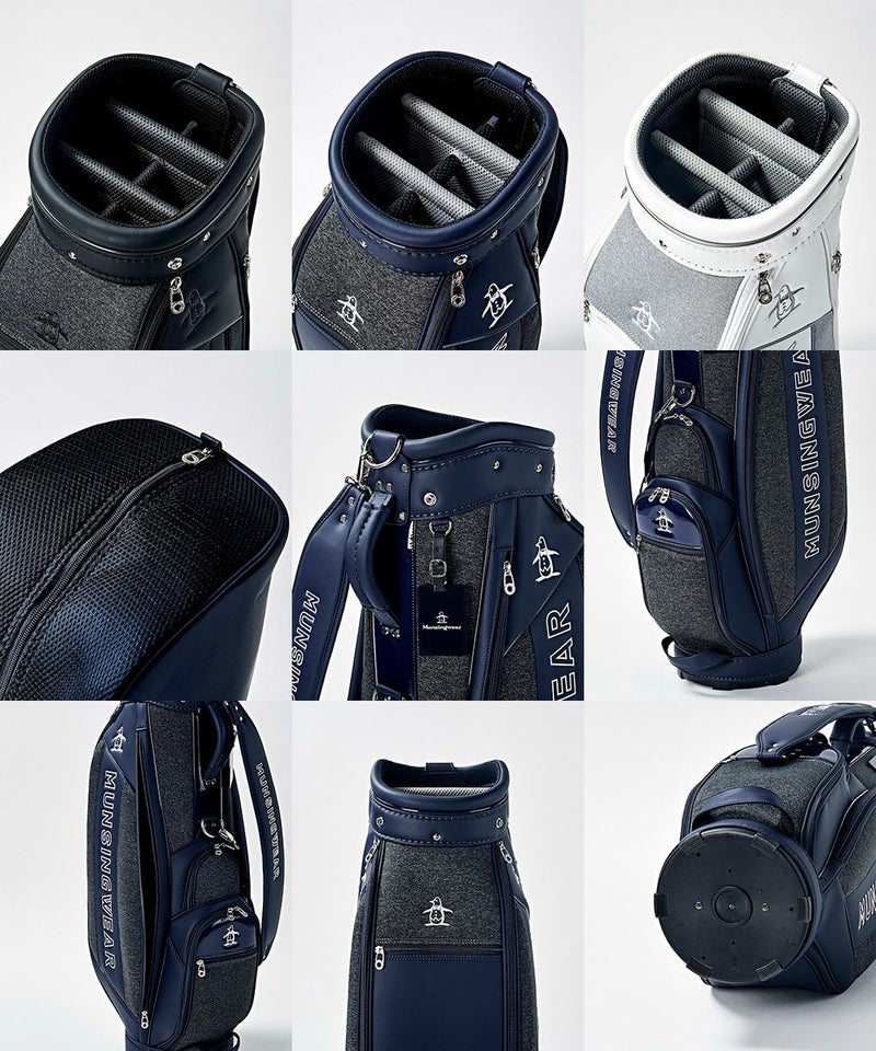 マンシングウェアMIXニットキャディバッグ9.0型MQBWJJ02Munsingwear2023年モデル日本正規品